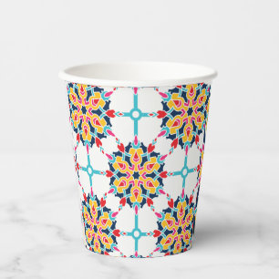Gobelets En Papier Design coloré Turc transparent