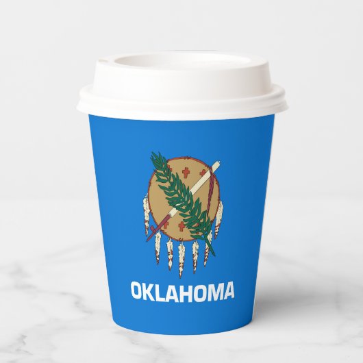 Gobelets En Papier Design de l'Oklahoma State (Verso)