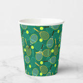 Gobelets En Papier Design de tennis (Gauche)