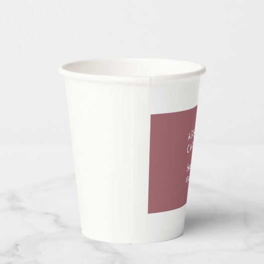 Gobelets En Papier Design épuré élégant professionnel moderne (Droite)