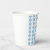 Gobelets En Papier Design Pois bleu (Droite)