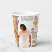 Gobelets En Papier Design royal égyptien (Gauche)