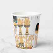 Gobelets En Papier Design royal égyptien (Recto)