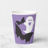 Gobelets En Papier Designer Halloween ! Bateaux et fantômes (Verso)