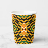 Gobelets En Papier Designer Kente Print Paper Cups (Gauche)