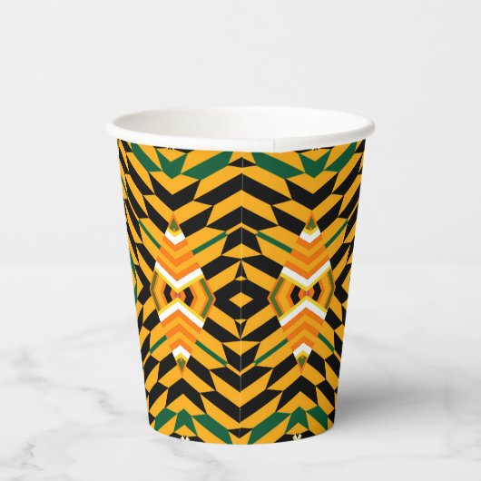Gobelets En Papier Designer Kente Print Paper Cups (Droite)