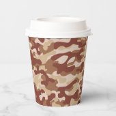 Gobelets En Papier Dessert camouflage tan (Verso)
