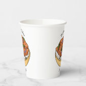 Gobelets En Papier dessin animé de bagel saumon (Gauche)