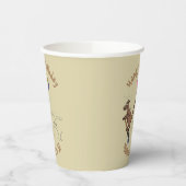 Gobelets En Papier Dessin d'humour australien kangourou (Gauche)