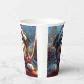 Gobelets En Papier Dessous de verre australien à rouleaux de chien de (Droite)