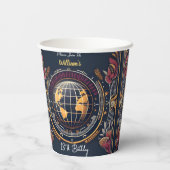 Gobelets En Papier Destination Cabine Beach 18e anniversaire (Verso)