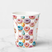 Gobelets En Papier Deux beignets sucrés 2e fête d'anniversaire (Gauche)