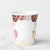 Gobelets En Papier Deux beignets sucrés Fille 2e fête d'anniversaire (Gauche)