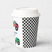 Gobelets En Papier Deux Camion Monster Rapide 2e anniversaire (Gauche)