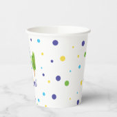 Gobelets En Papier Deux Cool 2e anniversaire bleu vert (Gauche)