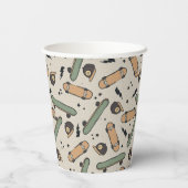 Gobelets En Papier Deux Cool Skateboard Anniversaire (Verso)