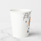 Gobelets En Papier Deux Éffrayant Halloween bleu Citrouille Anniversa (Droite)