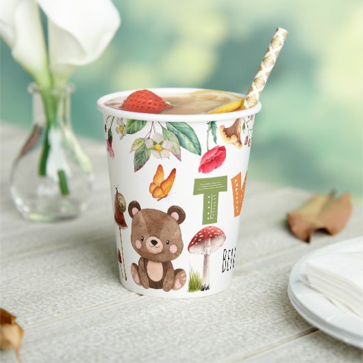 Gobelets En Papier Deux forêts sauvages 2e anniversaire (Insitu)