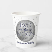 Gobelets En Papier Deux La Lune 2e Anniversaire (Recto)