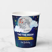 Gobelets En Papier Deux La Lune 2e Anniversaire (Recto)