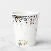 Gobelets En Papier Deux Legs pour quitter l'anniversaire (Verso)