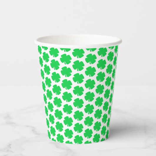 Gobelets En Papier Deux Lucky St Patrick's Day 2e anniversaire (Verso)