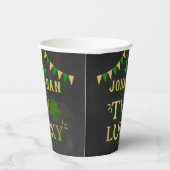 Gobelets En Papier Deux Lucky St. Patrick's Day 2e anniversaire (Droite)