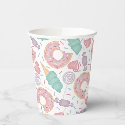 Gobelets En Papier Deux Soirées d'Anniversaire (Gauche)