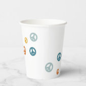 Gobelets En Papier Deux Super Retro Boy signe la paix (Droite)