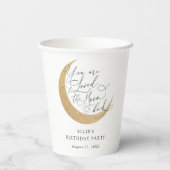 Gobelets En Papier Deux tasses de papier pour l'anniversaire de la Lu (Verso)