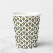 Gobelets En Papier Diamante en vert (Verso)