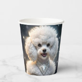 Gobelets En Papier "Diamond Diva : Le canicule glamour en étincelle" (Verso)