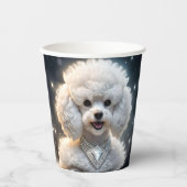 Gobelets En Papier "Diamond Diva : Le canicule glamour en étincelle" (Recto)