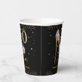 Gobelets En Papier Diamond Parties scintillant Cinquante et fabuleux  (Droite)