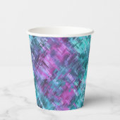 Gobelets En Papier digihatch - turquoise et violet : (Verso)