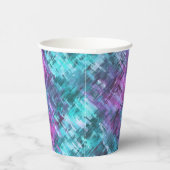 Gobelets En Papier digihatch - turquoise et violet : (Droite)