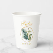 Gobelets En Papier Dimanche du Palm (Verso)