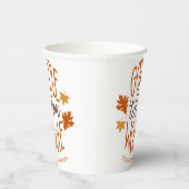 Gobelets En Papier Dîner Amical Gobble Til You Wobble (Droite)