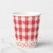 Gobelets En Papier Dîner de Clambake Casual Fruits de Mer Grill Gingh (Verso)