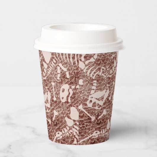 Gobelets En Papier Dino Dig brown (Droite)