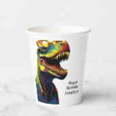 Gobelets En Papier Dino-Mite Amusement pour l'anniversaire de votre e (Verso)