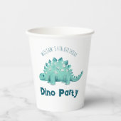 Gobelets En Papier Dino Party Dinosaur Anniversaire de enfant (Recto)
