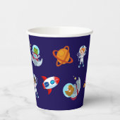 Gobelets En Papier Dinos in Space (Gauche)