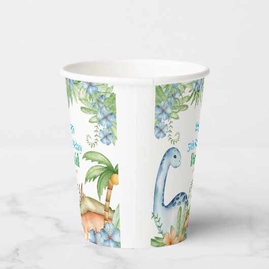 Gobelets En Papier Dinosaur anniversaire fournitures tasse papier (Droite)