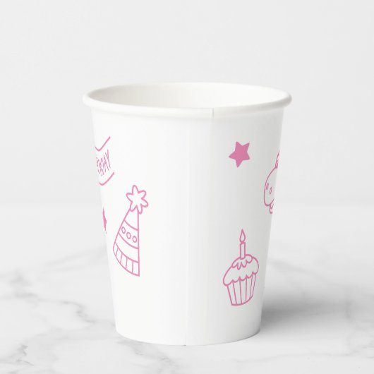 Gobelets En Papier dinosaur birthday supplies (Droite)