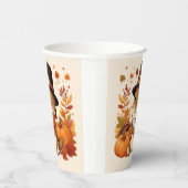 Gobelets En Papier Dinosaur de Thanksgiving mignon (Droite)