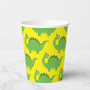 Gobelets En Papier Dinosaur mignon 1er anniversaire fête des enfants