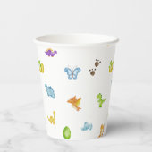 Gobelets En Papier Dinosaur Parti Anniversaire de enfant à thème (Verso)