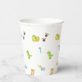 Gobelets En Papier Dinosaur Parti Anniversaire de enfant à thème (Droite)