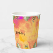 Gobelets En Papier Dinosaur Stomp Chomp Rawr 5e anniversaire fête (Gauche)